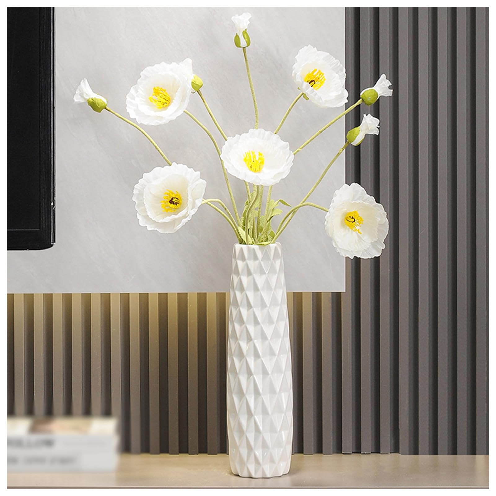 Amazon.com: White Floor Vase 18 Inches Tall, Decorative Table